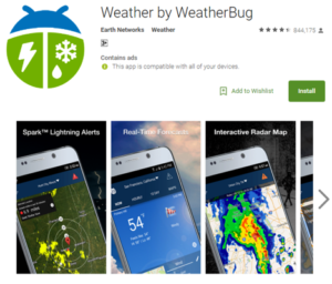 Weather Bug App